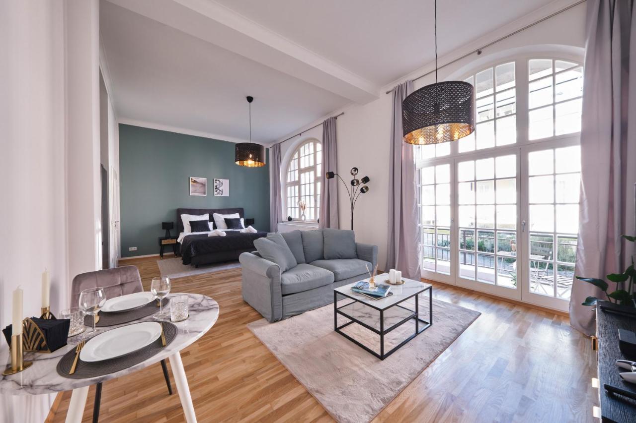 Historisches Deluxe Apartment Im Marianum Neuss Exteriör bild